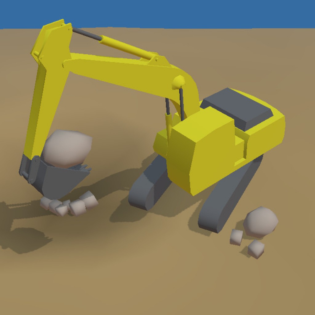 Excavator for game engine preview image 1